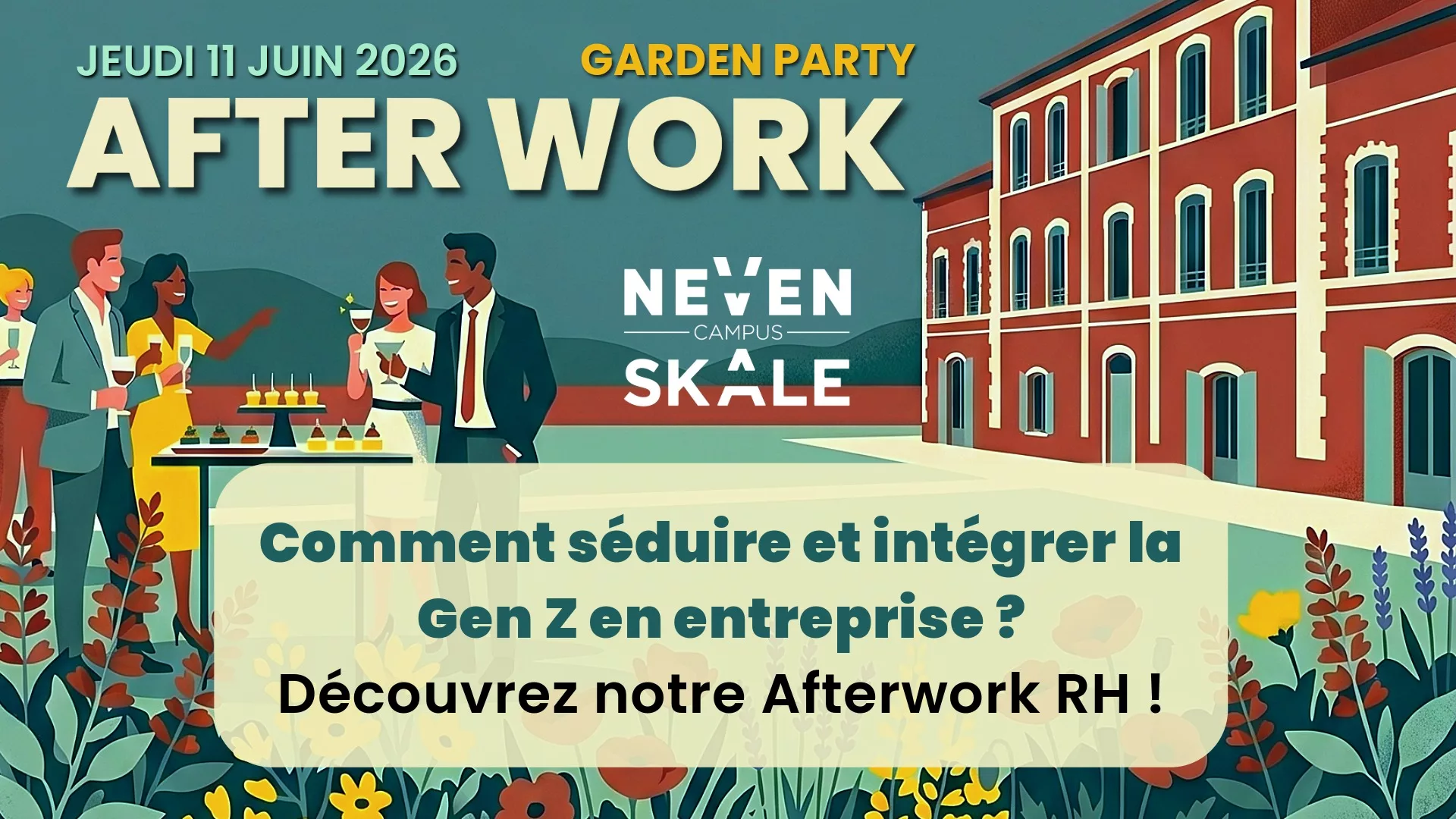 Comment séduire et intégrer la Gen Z en entreprise ? Découvrez notre Afterwork RH !